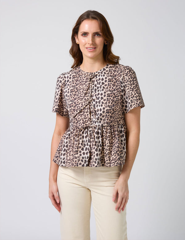 Stella & Gemma - Eva Blouse Leopard
